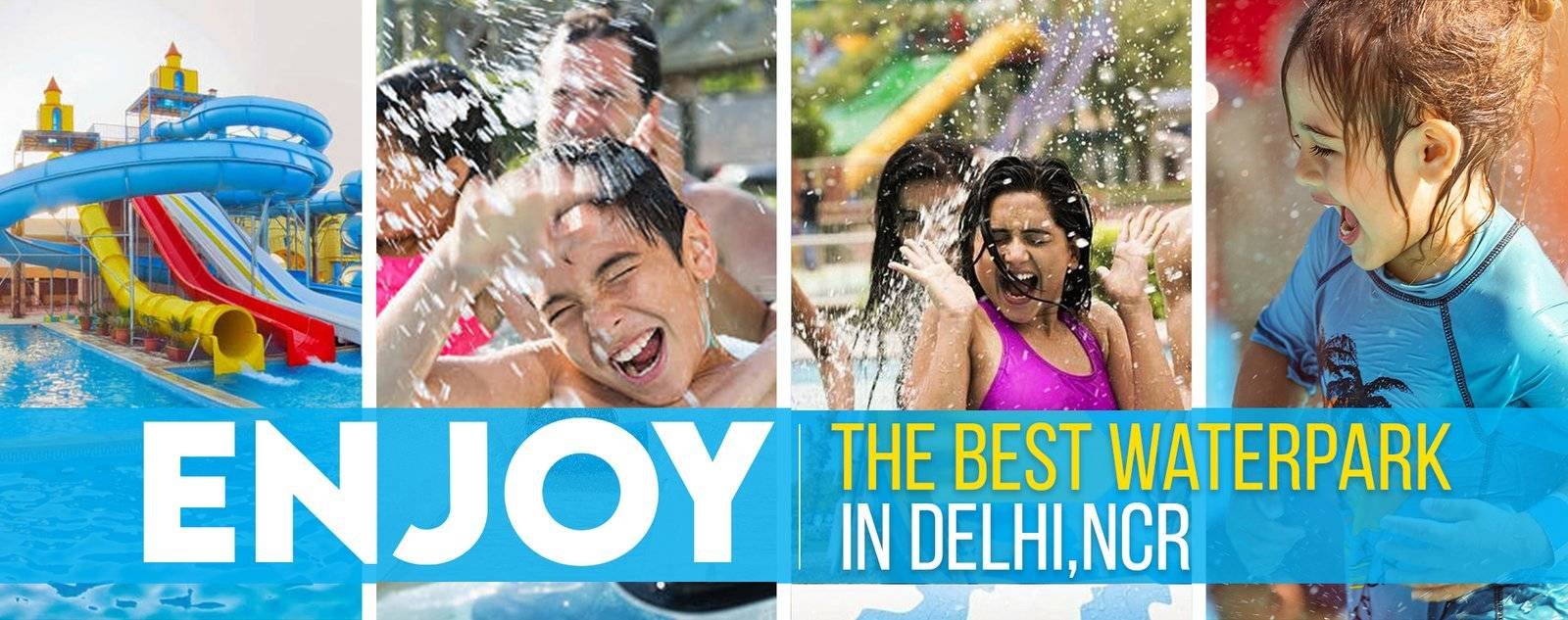 Adults & child both make fun at Water Park In Delhi